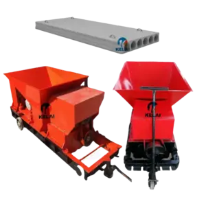 Precast hollow core slab machine
